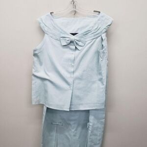 100% Cotten Hermes Geist 1970s Matching Set Size 10-12 In MODERN size!